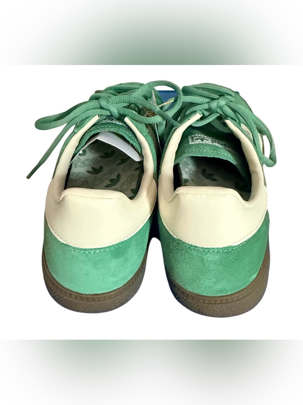 Adidas Handball Spezial IG6192 Green Cream Gum Sneakers Men’s 10 NWT - Picture 8 of 13